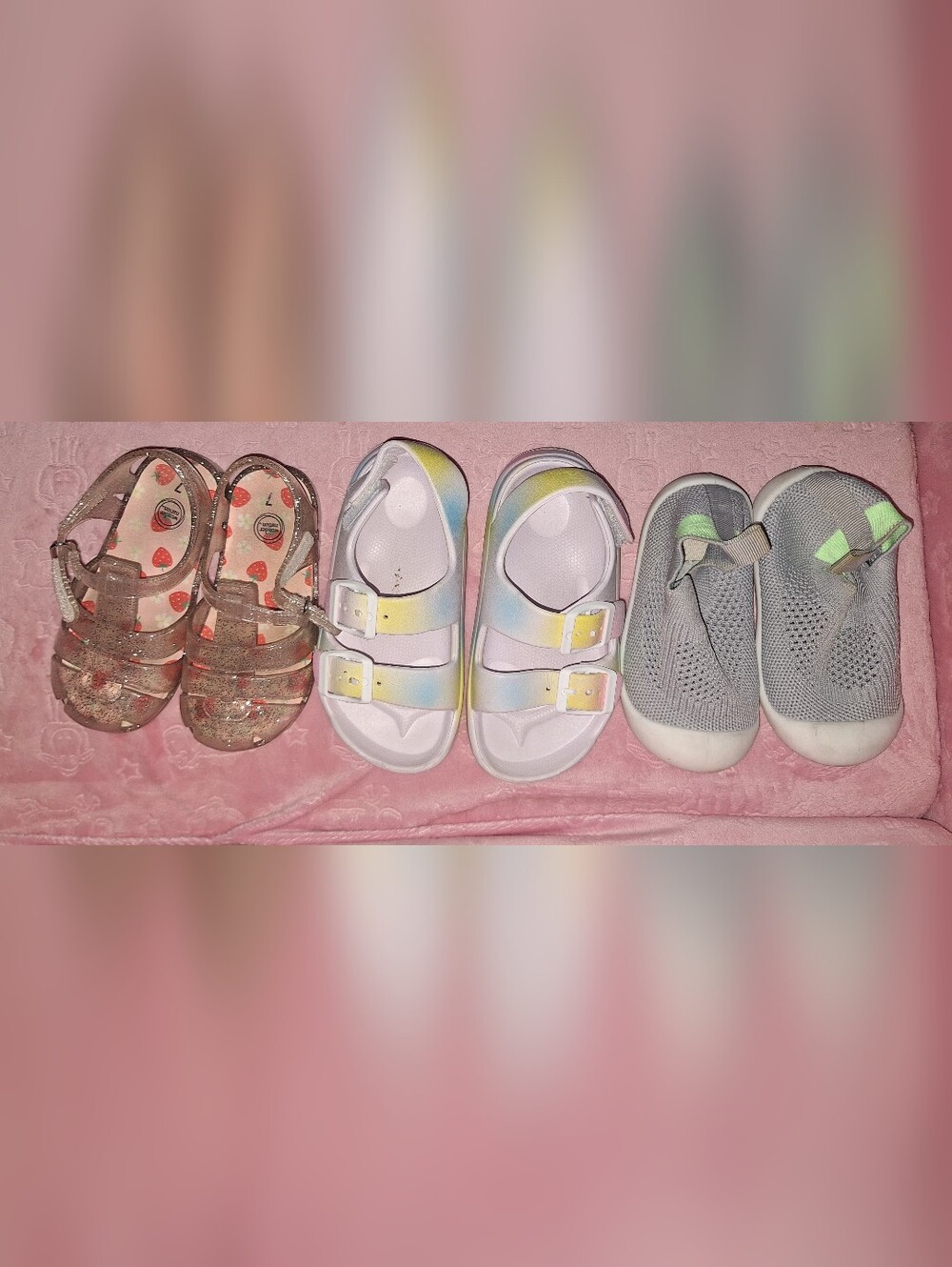 Water Shoes Jelly Shoes And Sandals All 7c EUC All 3